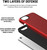 Incipio - DualPro Case for Apple iPhone SE / 8 / 7  Red