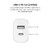 Belkin - Dual Port USB A and USB C PD 37W Wall Charger with PPS - White