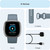 Fitbit - Versa 4 Fitness Smartwatch Blue/Platinum