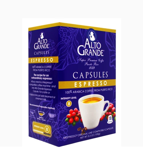Alto Grande Capsule 18 Count - Espresso
