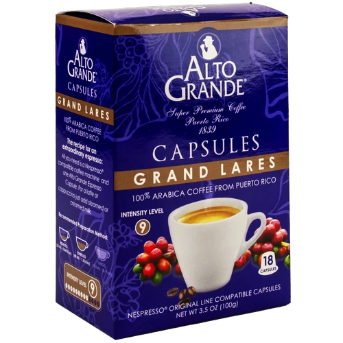 Alto Grande Capsules 18 Count - Grand Lares