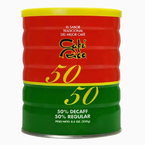 Cafe Rico "50/50" 8.8 oz. Ground Coffee Can