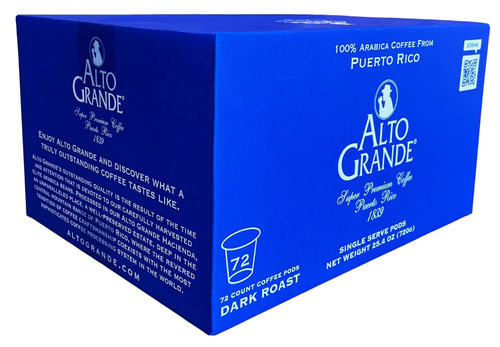 Alto Grande Single Serve Pods 72-Count Compatible with Keurig K Cup Brewers
