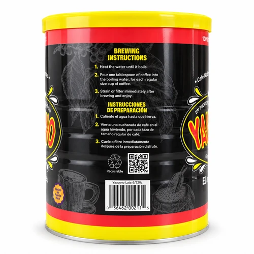 Cafe Yaucono Ground Coffee 32 oz Can