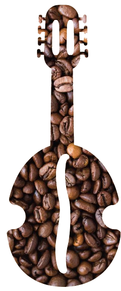 el trovador coffee bean guitar