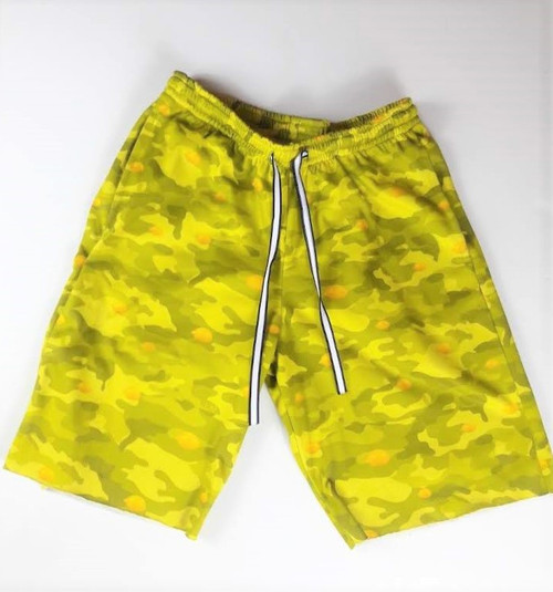 Yellow Camo Shorts