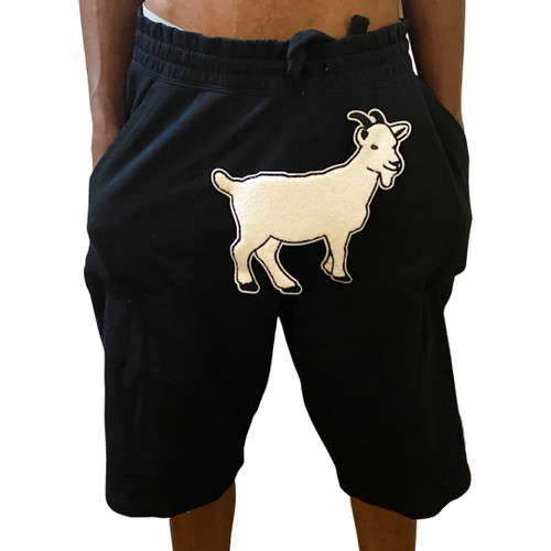 Goat Shorts Black (large logo)