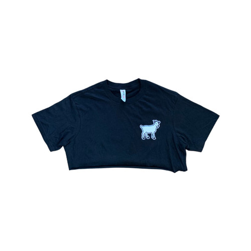 Cropped Goat Black T Shirt