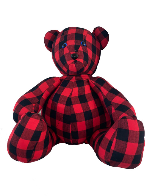 Backpack Teddy Bear Red Plaid  plush toy bag Giant 36 inch