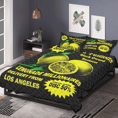 Hood Famous Lemonade Quilt Bed Set