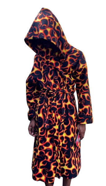 Flaming Robe, deep pockets large hood