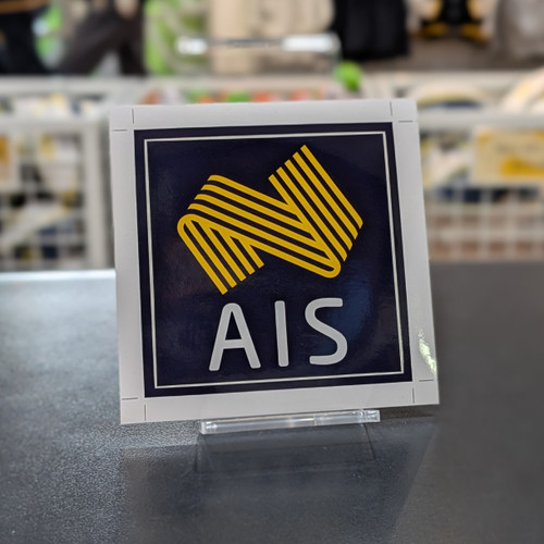 AIS Logo Vinyl Sticker 75mm AIS Logo Vinyl Sticker 75mm