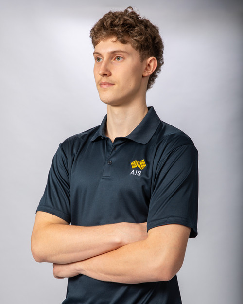 AIS Logo Active Polo - Navy