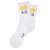 Adult Quarter Socks - White