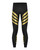 Pressio Power Tight - Black/Gold Mens