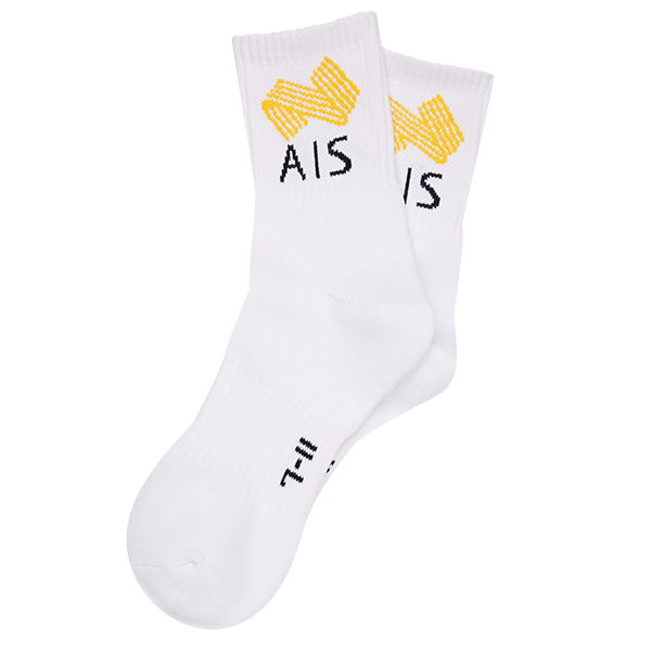 Adult Quarter Socks White AIS Shop