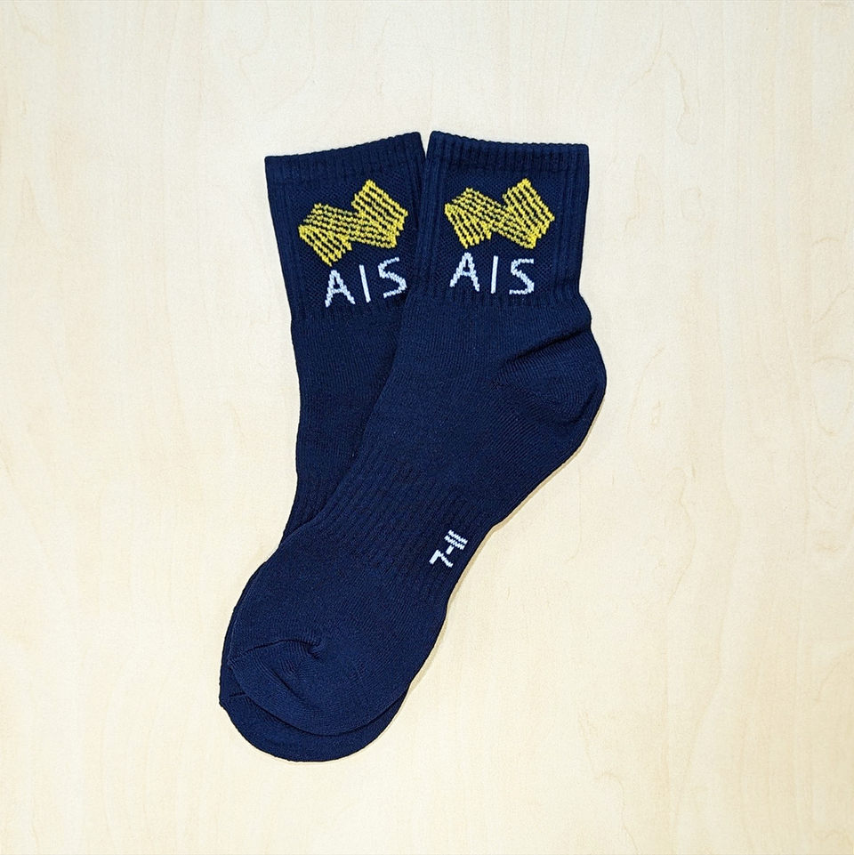Adult Quarter Socks Navy AIS Shop