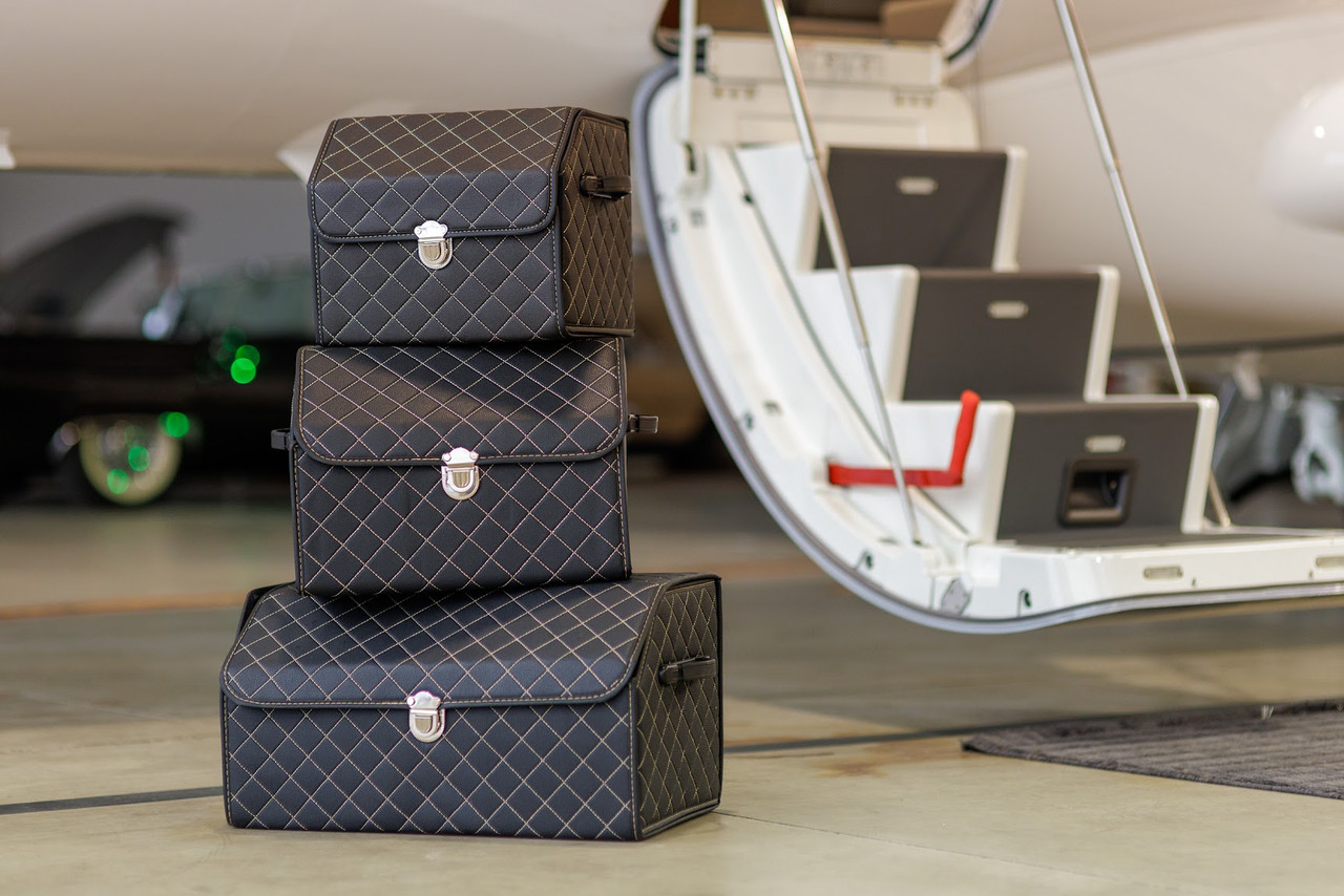 Luxury Airplane Storage Tote Container for Pilots by Got Your Six Small (11.75\ Tall x 12.75\ Deep x 12.75\ Wide)