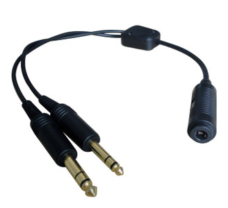 Military Headset Impedance Converter Adapter Low (Mil) to Hi (GA) Aircraft by Got Your Six Aviation