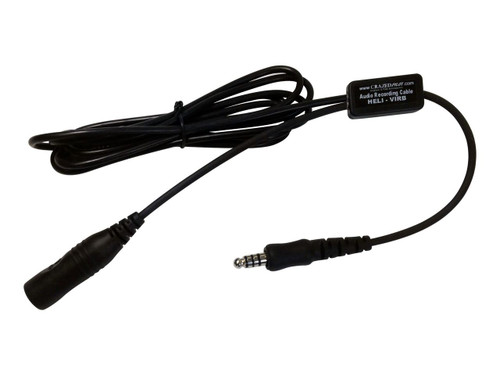 Garmin VIRB HELICOPTER Recording Adapter Cable (Single Plug)
