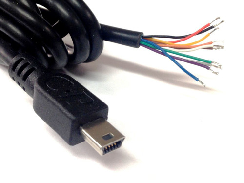 MiniUSB 10 pin MOLDED CABLE with 5ft wire! Mini USB GoPro Hero3 VIRB Hero4