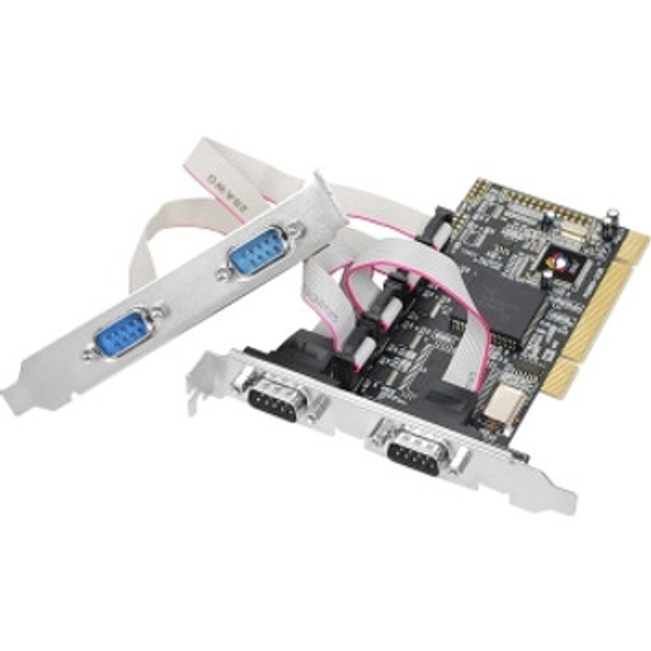 SIIG 4-Port PCI Serial Adapter 9-Pin DB-9 Male RS-232 for ProLiant DL360p Gen8 Servers