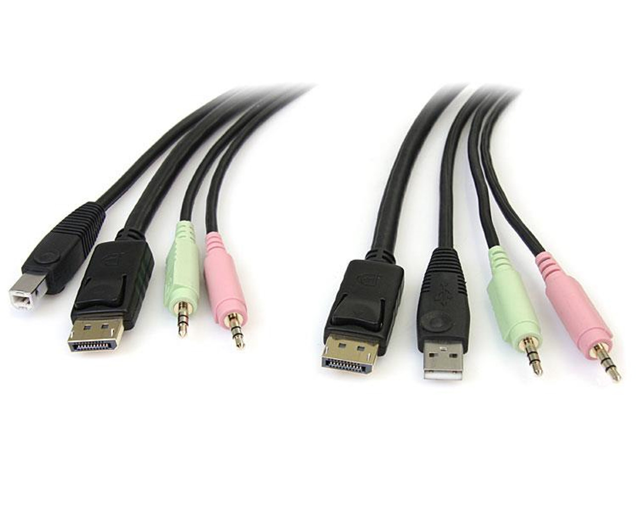 StarTech.com DP4N1USB6 KVM Cable Black 72 for ProLiant DL360p Gen8 Servers