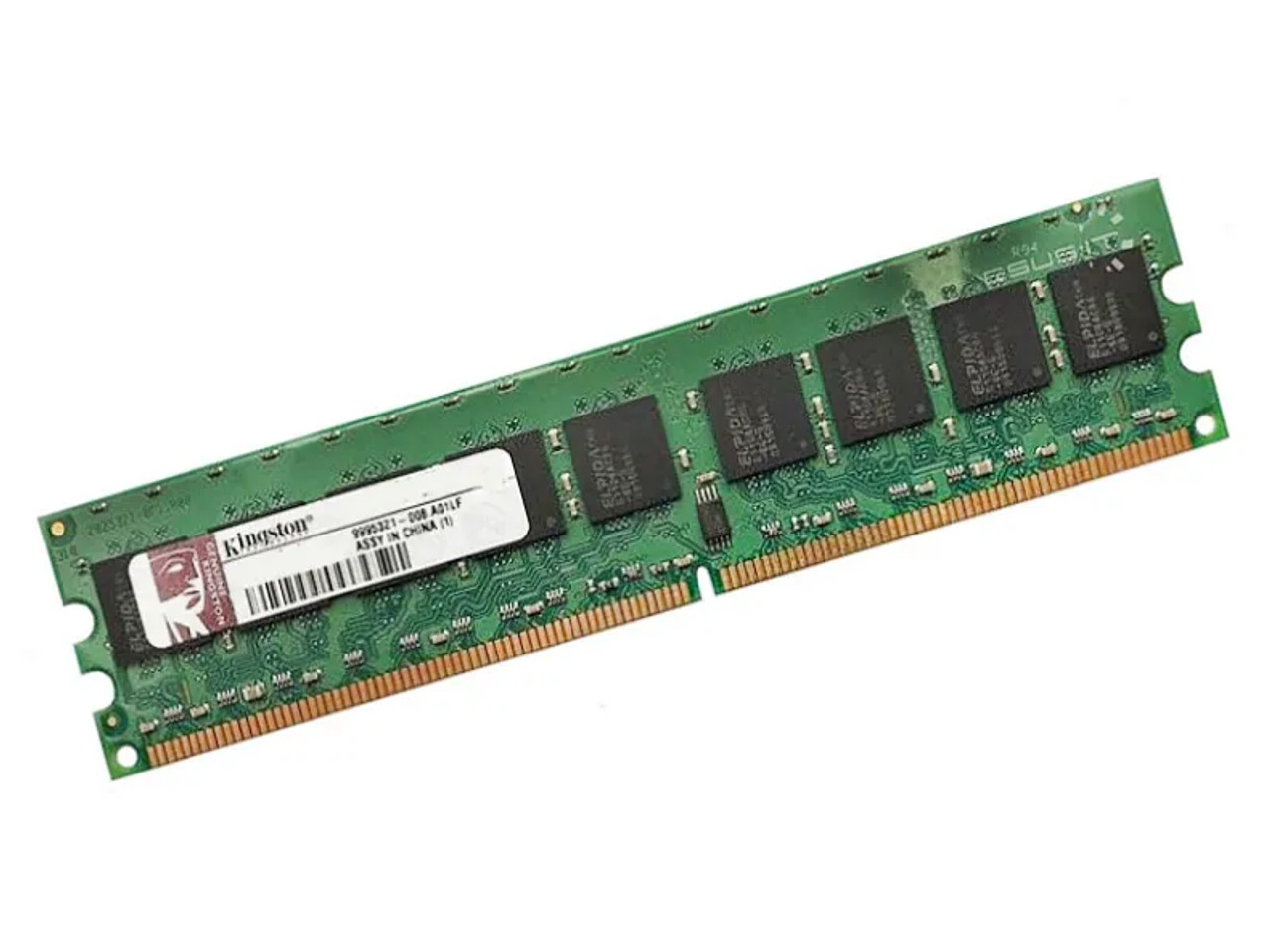 Kingston 1GB DDR-400MHz ECC Registered Memory Module KVR400X72RC3A/1GD for ProLiant DL360p Gen8 Servers