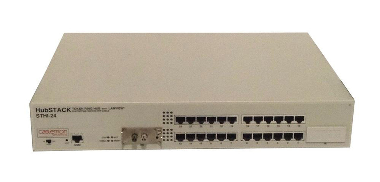 Enterasys STHI24TR Token-Ring 24-Ports Hub, refurbished, compatible with Token-Ring networks