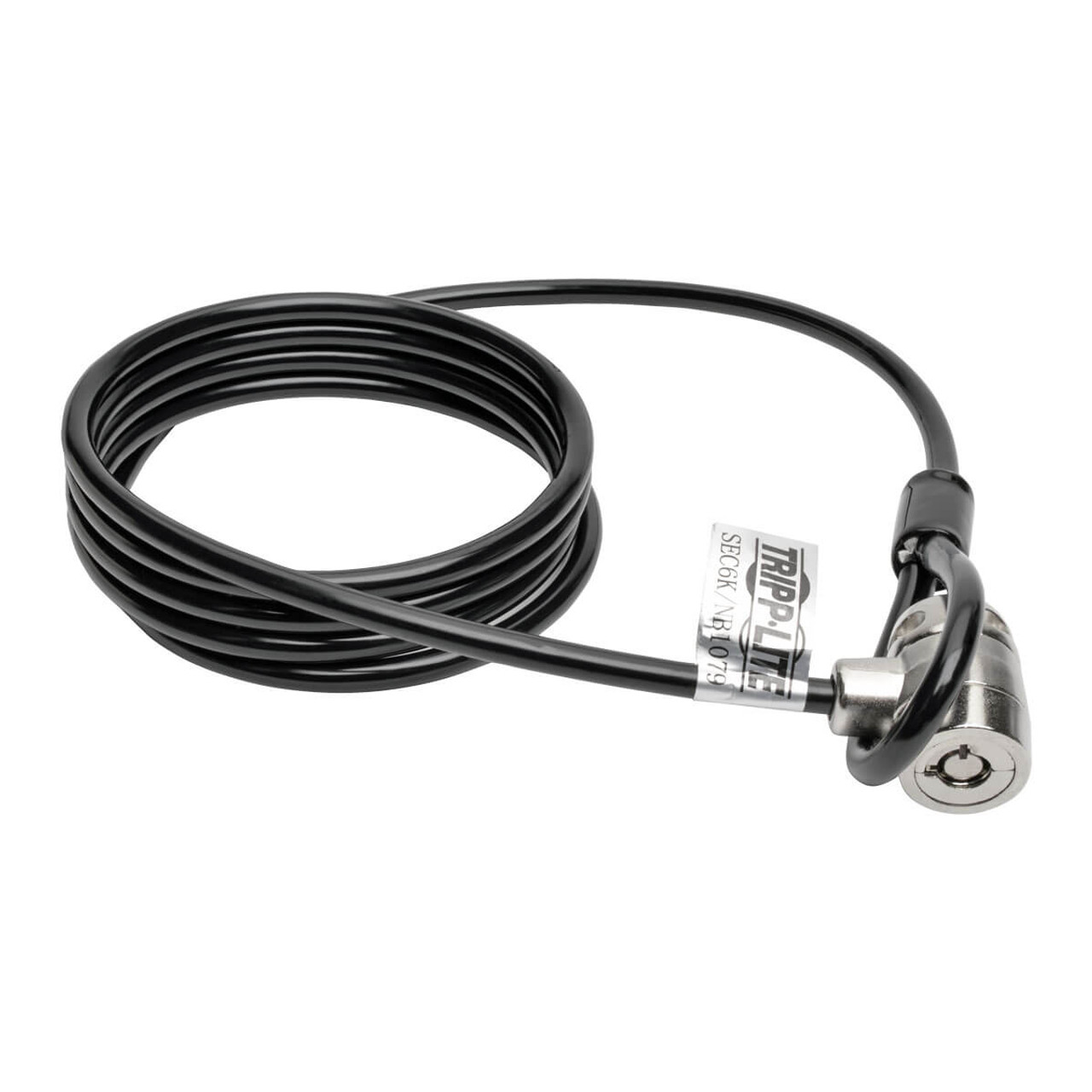 Tripp Lite SEC6K Black Cable Lock 70.9 for Security and Protection