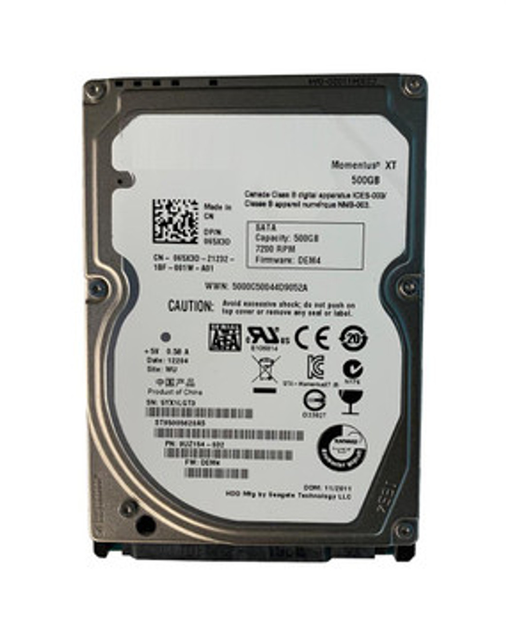 065X3D DELL 500Gb 7200Rpm 2.5 Hard Drive 32Mb Cache SATA 3.0 Gbps compatible with servers