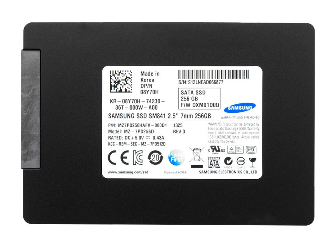 Dell 8Y70H 256Gb Mlc Sata 6Gbps 2.5-Inch Internal Solid State Drive SSD - Compatible with Dell servers