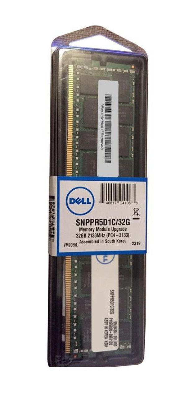 Dell 32Gb PC4-17000 DDR4-2133MHz Registered ECC Memory Module for Servers