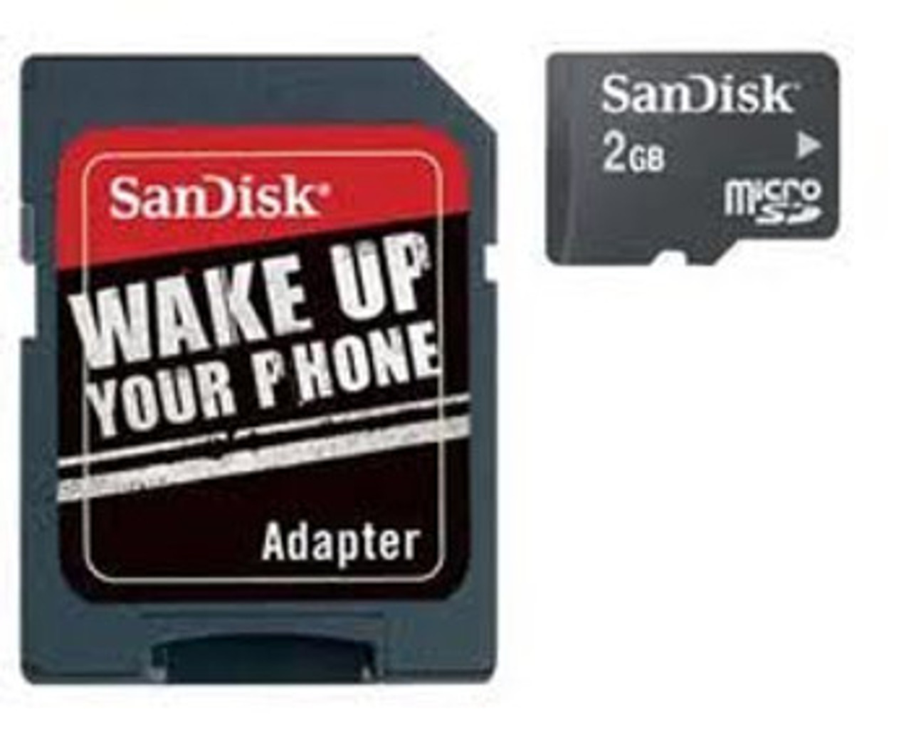Sandisk 2Gb Microsd Flash Memory Card With Adapter for SDSDQ-2048-P36A