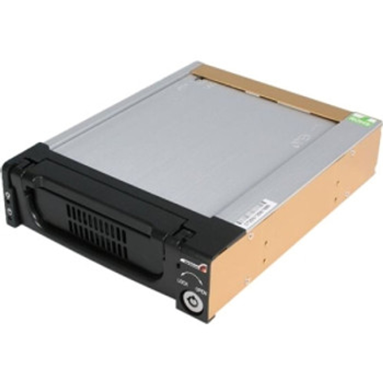 StarTech DRW150SATBK 5.25-Inch Rugged SATA Hard Drive Mobile Rack Drawer in Black - Compatible with Servers