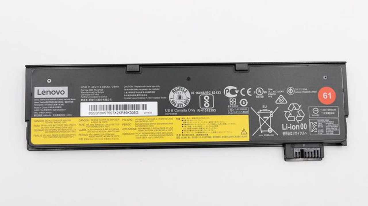 Lenovo notebook spare part battery 01AV490 compatible with laptops - image of replacement battery for Lenovo laptops