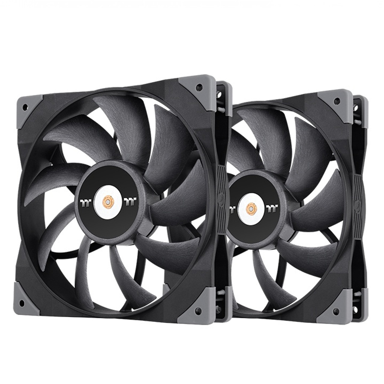 Thermaltake TOUGHFAN 14 Black Computer Case Fan - 5.51 (14 cm) - 2 pc(s) - Compatible with PC cases