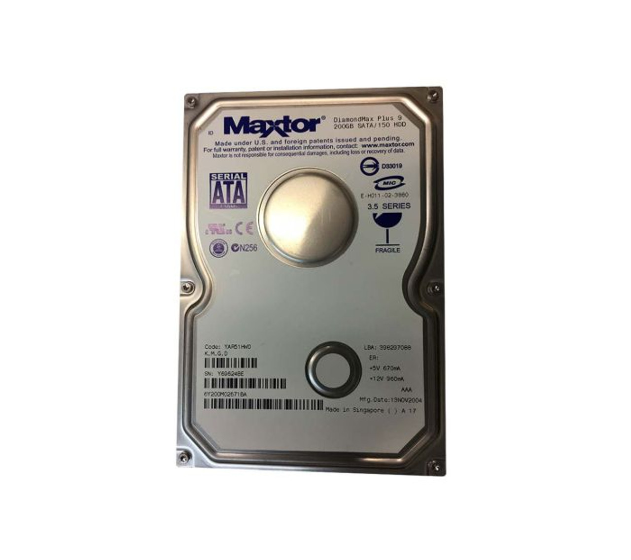 Maxtor DiamondMax D540X 40GB 5400RPM ATA-100 2MB Cache Hard Drive compatible with 3.5-inch drive bays