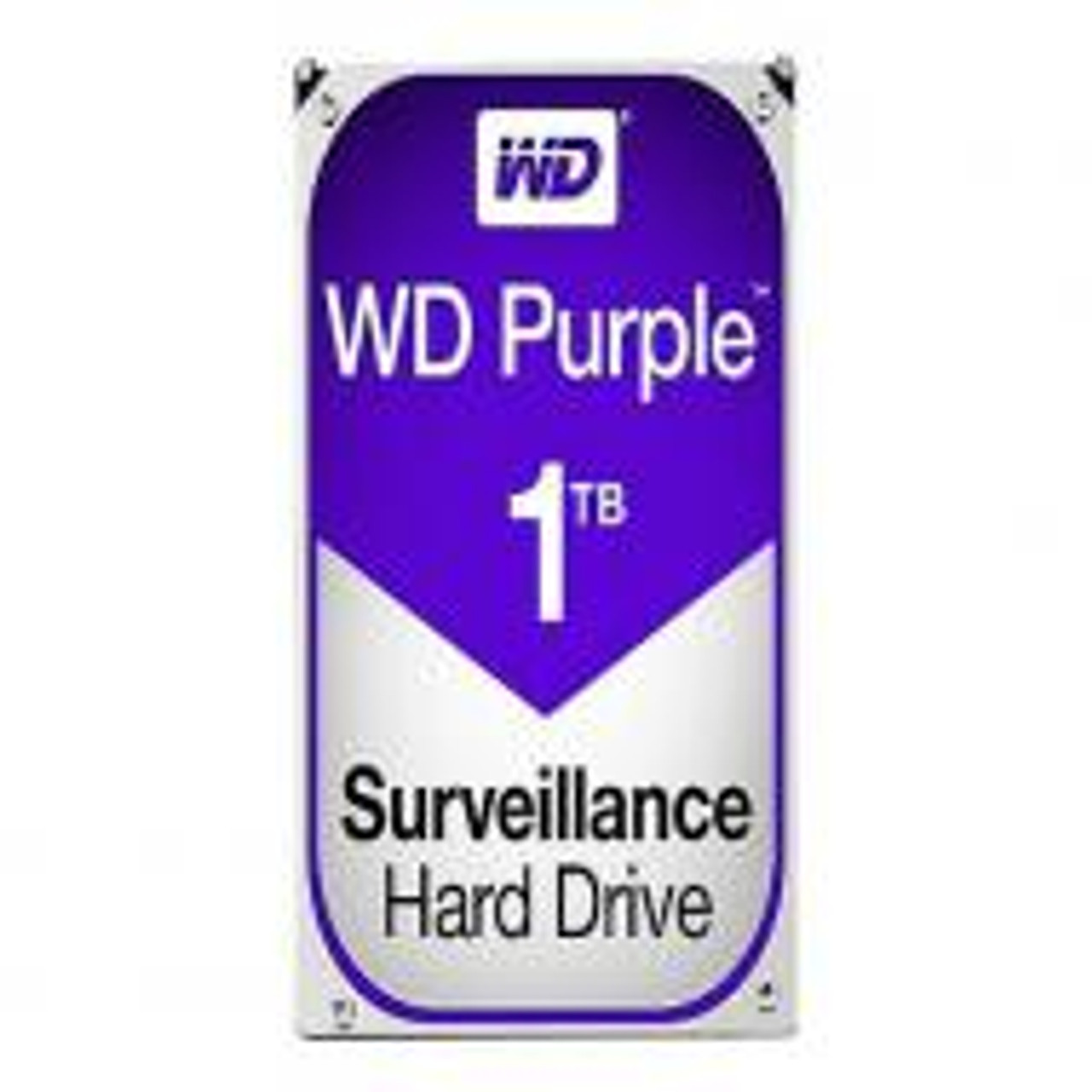 Western Digital WD Purple 1TB 5400RPM SATA 6Gb/s 64MB Cache 3.5 Internal Hard Drive mounted in a surveillance system