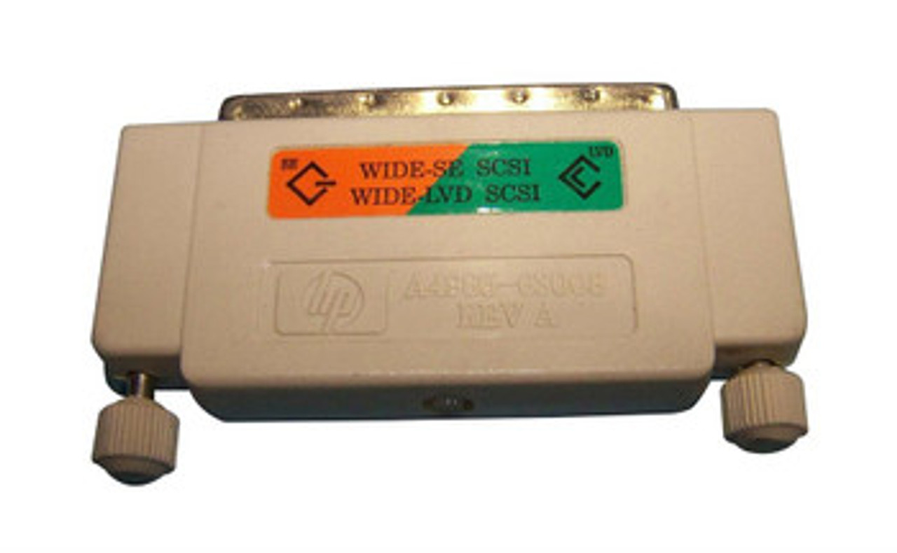 HP PCXBV 68 Pin SCSI III Single Ended Terminator for server racks and data storage solutions.