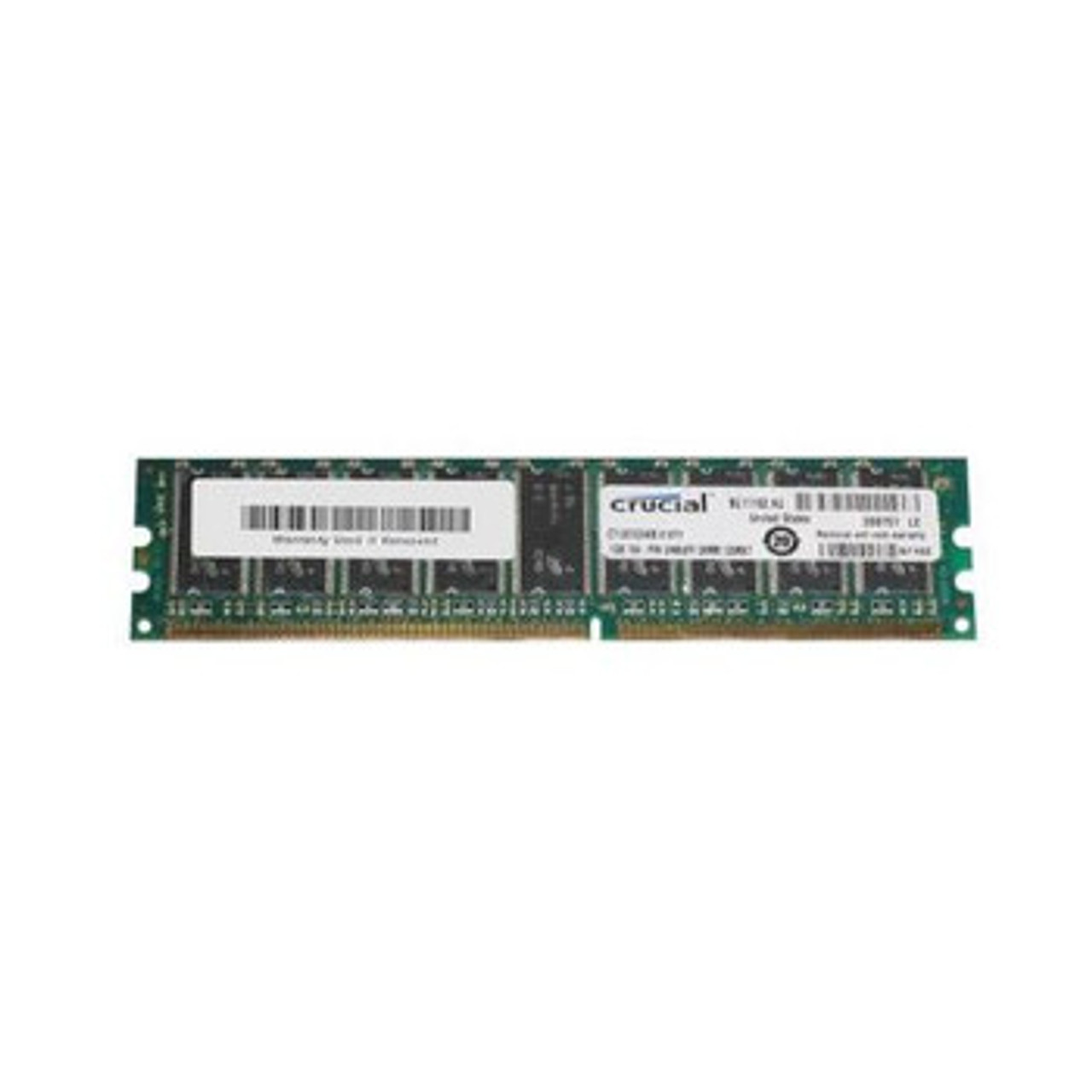 Crucial CT12872Z40B 1Gb DDR ECC PC-3200 400MHz Memory for Servers