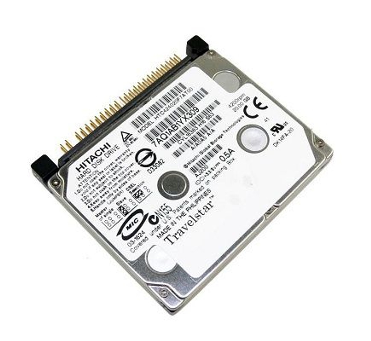 IBM 40GB 4200RPM 1.8-Inch HDD for X41 Tablet - Compatible with IBM X41 Tablet - Mounted in a tablet device