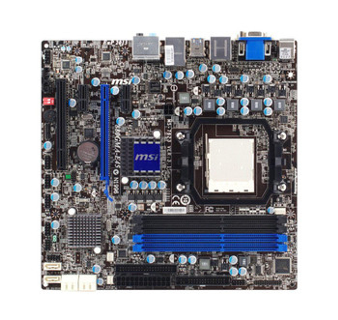 007623-020R | MSI | Socket Am3 AMD 880G + Sb850 Chipset AMD Phenom Ii X4/ Phenom Ii X3/ Phenom Ii X2/ AMD Athlon Ii X4/