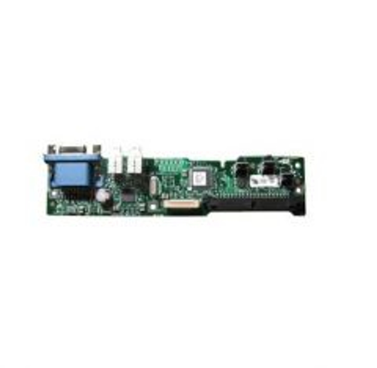 Dell NN596 Control Panel Assembly for Poweredge 1950 server rack - black panel with buttons and display