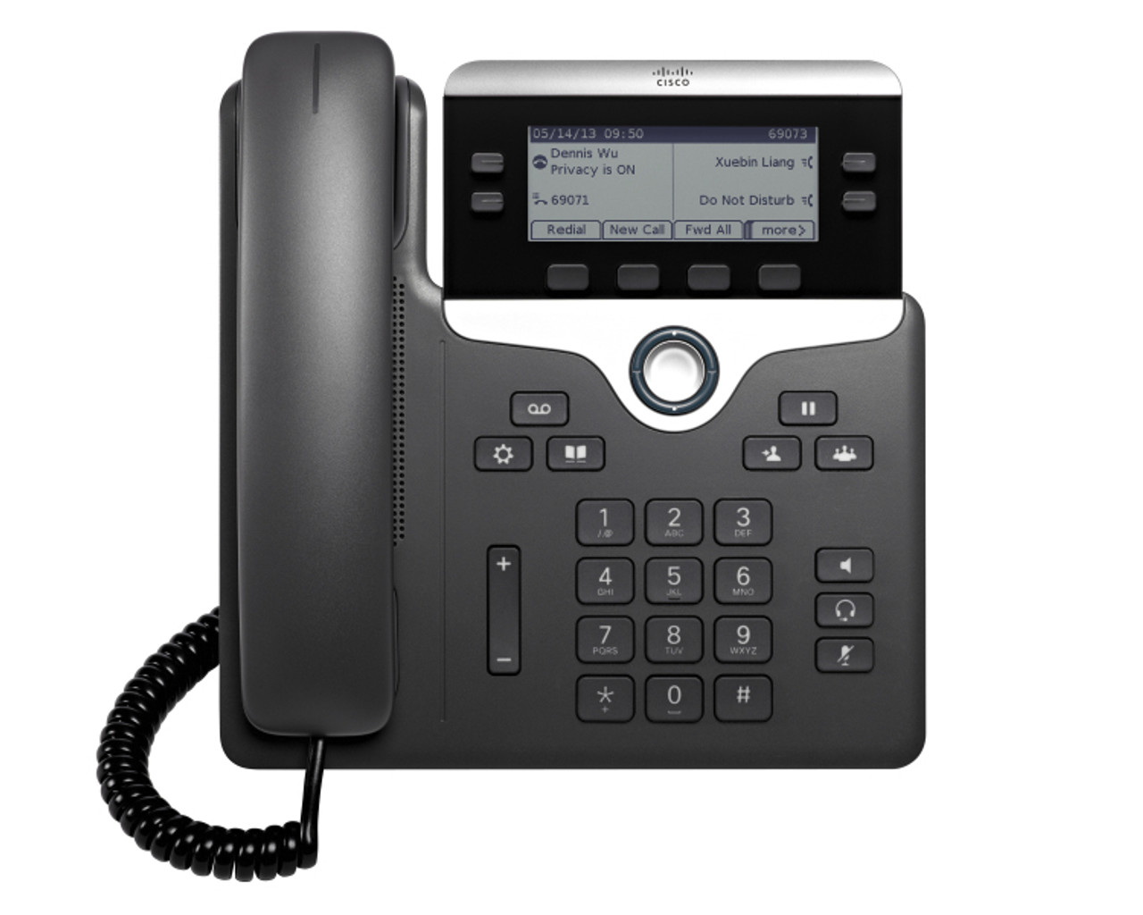 Cisco IP Phone 7821 Multiplatform P, CP-7821-3PCC-K9, VoIP phone for business communication