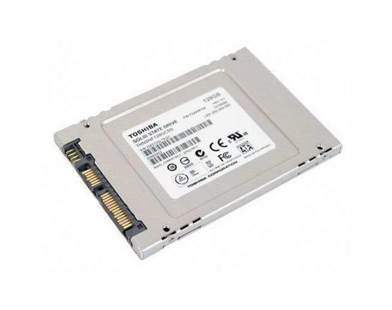 Toshiba Hg5 Series 128GB MLC SATA 6Gbps 2.5-Inch Internal Solid State Drive mounted in server rack