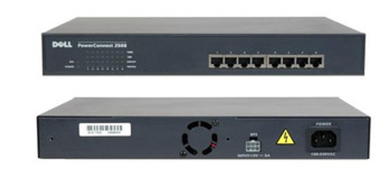 DELL 3N357 PowerconNECt 2508 8-Ports Gigabit Ethernet Network Switch - Compact design for efficient networking