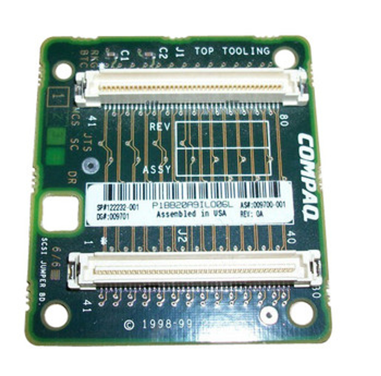 Compaq Raid On A Chip SCSI Jumper Board 009702-001 for Server Compatibility