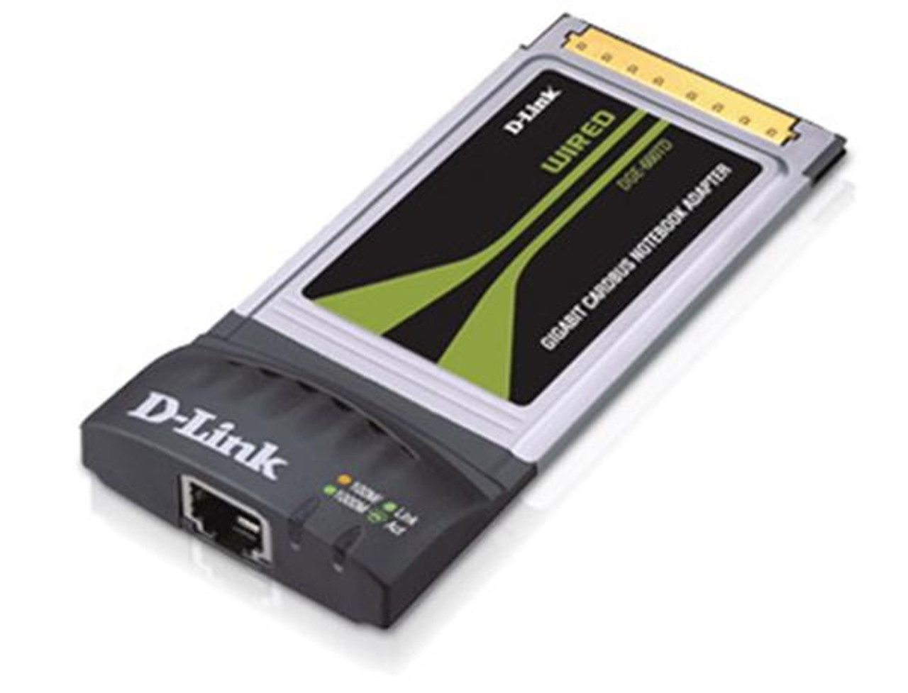 D-Link DGE-660TD 10/100/1000Mbps Cardbus Gigabit Ethernet Adapter for high-speed networking on the go