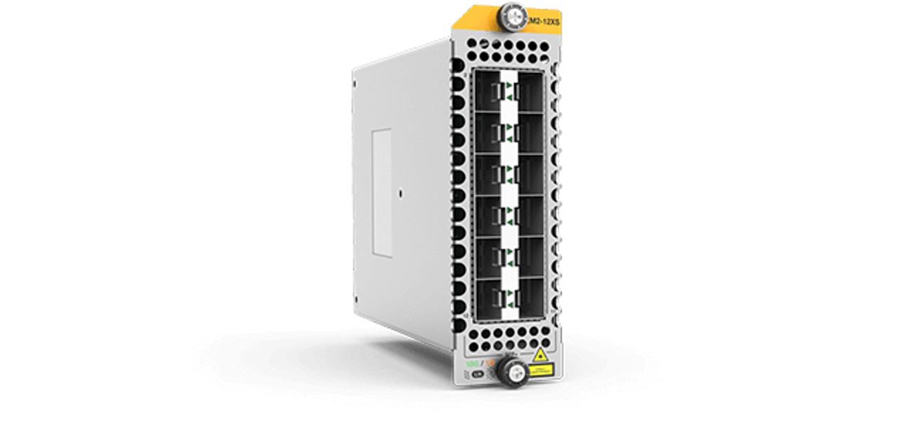 Allied Telesis AT-XEM2-12XS-B01 network switch module for XEM2-12XS, compatible with various network settings